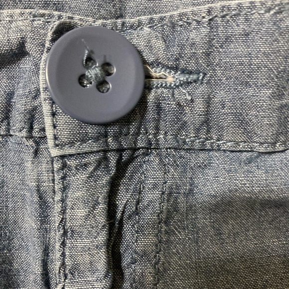 EUC Karen Scott Woven Chambray Shorts Plus Size 18 - Picture 7 of 8